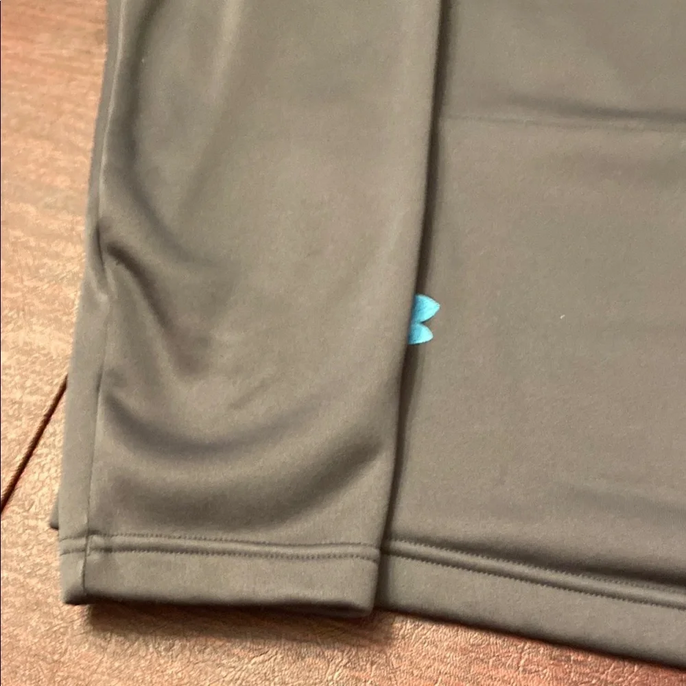 Under Armour Charcoal Hoodie with Aqua Details - Picture 9 of 13